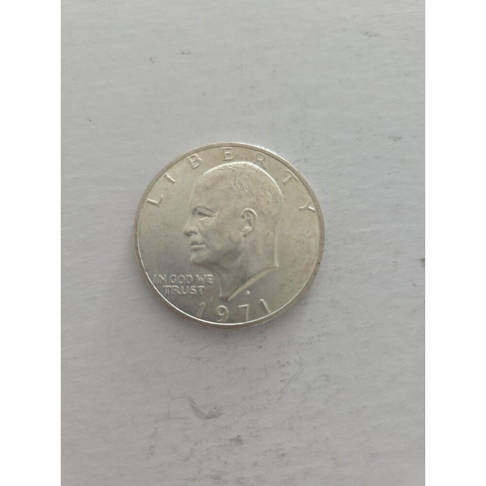 1971 Liberty Eisenhower One Dollar Coin No Mint Mark Original Coin